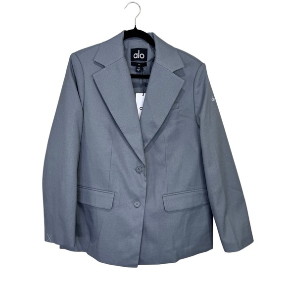 ALO Yoga First-Class Blazer Steel Grey Size XS - Picture 4 of 8